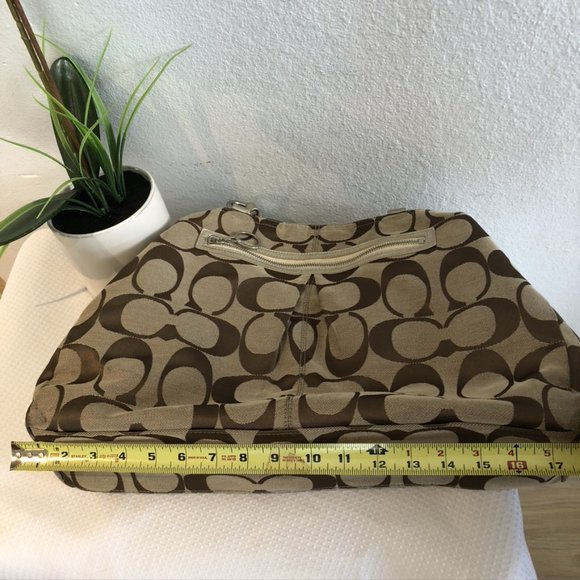 Vintage Coach Satchel Bag, abric Shell - Picture 9 of 10